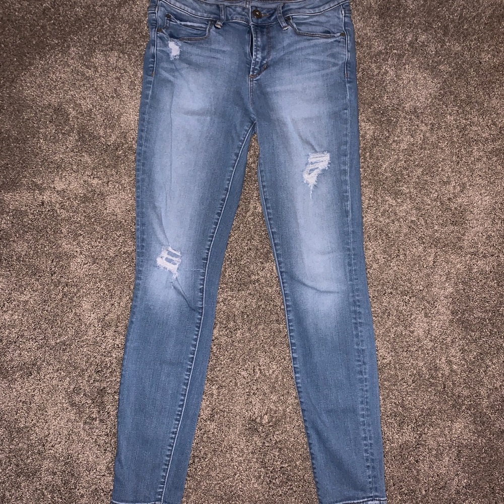 Slimming skinny jeans